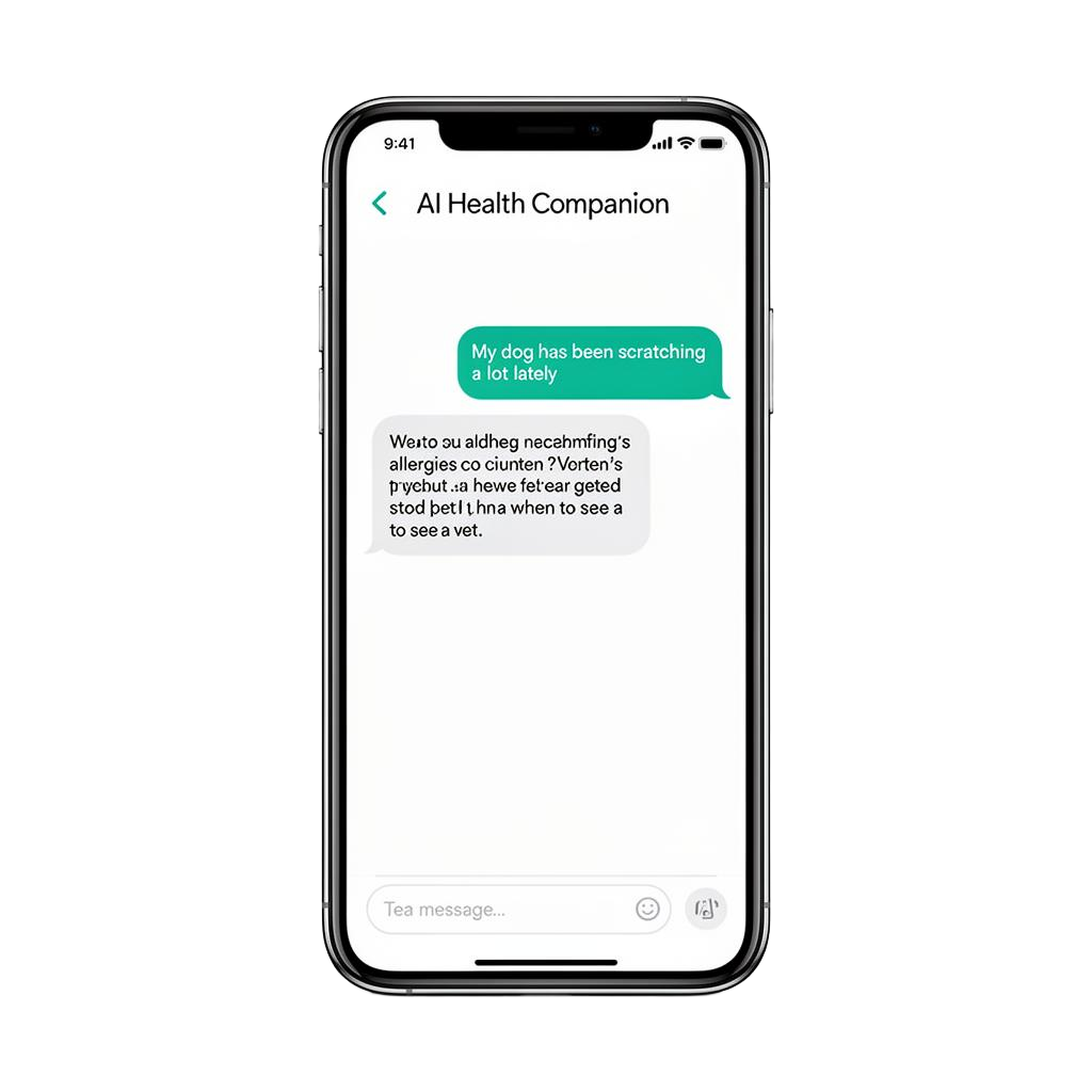 Pawssible AI health companion chat